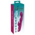 SMILE - vibrator flexibil cu braț pentru punctul G și clitoris (mov)