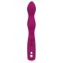 SMILE - vibrator flexibil cu braț pentru punctul G și clitoris (mov)