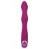 SMILE - vibrator flexibil cu braț pentru punctul G și clitoris (mov)