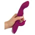 SMILE - vibrator flexibil cu braț pentru clitoris și punctul G - mov