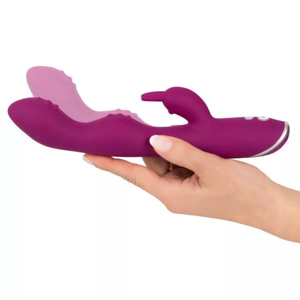 SMILE - vibrator flexibil cu braț pentru clitoris și punctul G - mov