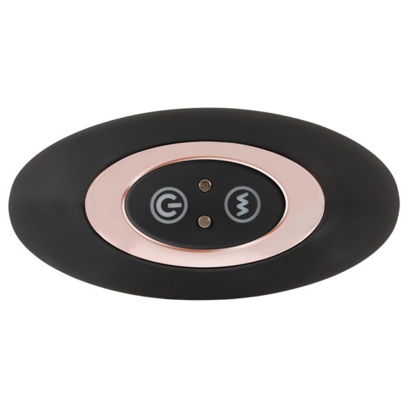 ANOS - vibratoare anal cu telecomandă wireless - negru