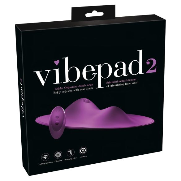 VibePad 2 - pernă vibrator lambă (mov)