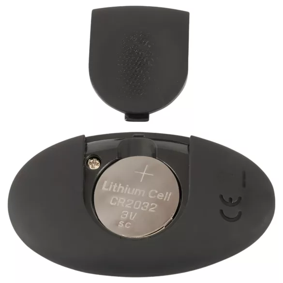 Rebel RC - vibrator anal gonflabil cu telecomandă, acumulator, negru