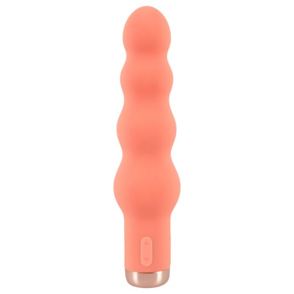 You2Toys - mini vibrator cu bile - silicon, portocaliu