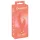 You2Toys - Vibrator tip iepuraș mini, reîncărcabil - silicon, piersică