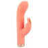 You2Toys - Vibrator tip iepuraș mini, reîncărcabil - silicon, piersică