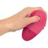 SMILE Thumping Touch - vibrator cu pulsații, reîncărcabil pentru clitoris (roz)