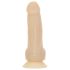 Naked Addiction Rotating 7 - vibrator cu cap rotativ (18cm) - natur