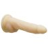 Naked Addiction Rotating 7 - vibrator cu cap rotativ (18cm) - natur