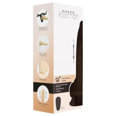 Naked Addiction Thrusting 9 - vibrator lungu, natural (23cm)