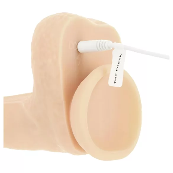 Naked Addiction - Vibrator cu mișcare de împingere 19cm - culoare naturală