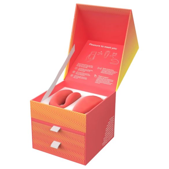 We-Vibe Chorus - vibrator cuplu inteligent reîncărcabil - portocaliu