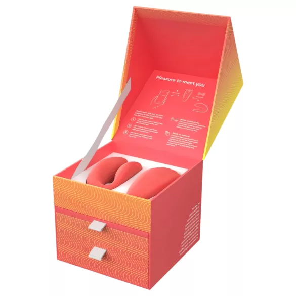 We-Vibe Chorus - vibrator pentru cuplu controlat prin aplicație (portocaliu)