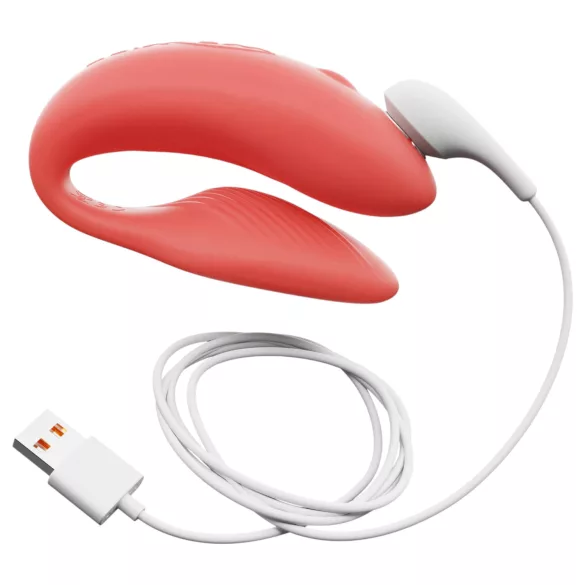 We-Vibe Chorus - vibrator pentru cuplu controlat prin aplicație (portocaliu)