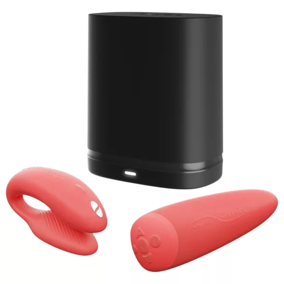 We-Vibe Chorus - vibrator pentru cuplu controlat prin aplicație (portocaliu)