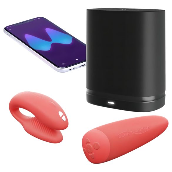 We-Vibe Chorus - vibrator cuplu inteligent reîncărcabil - portocaliu