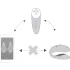 We-Vibe Chorus - vibrator pentru cuplu controlat prin aplicație (portocaliu)