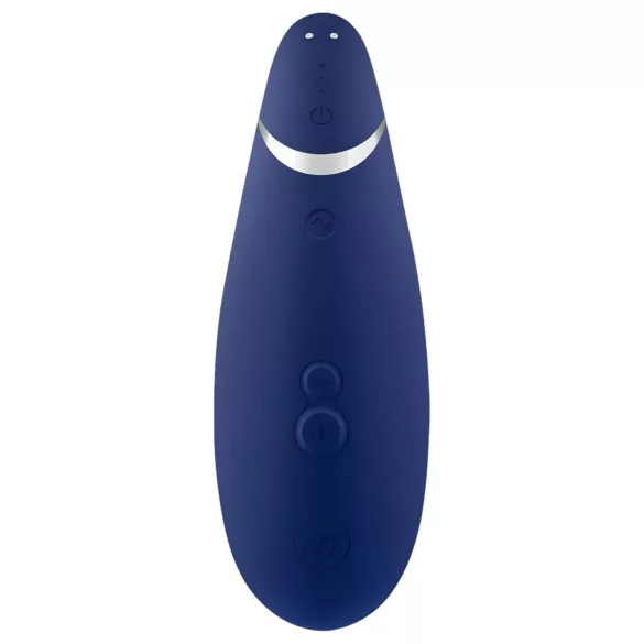 Womanizer Premium 2 - stimulator clitoridian cu unde de aer - albastru
