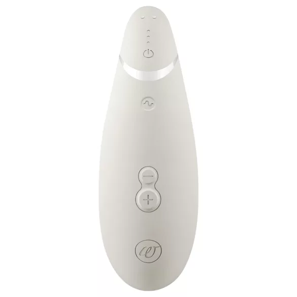 Womanizer Premium 2 - stimulator clitoridian cu unde de aer - alb
