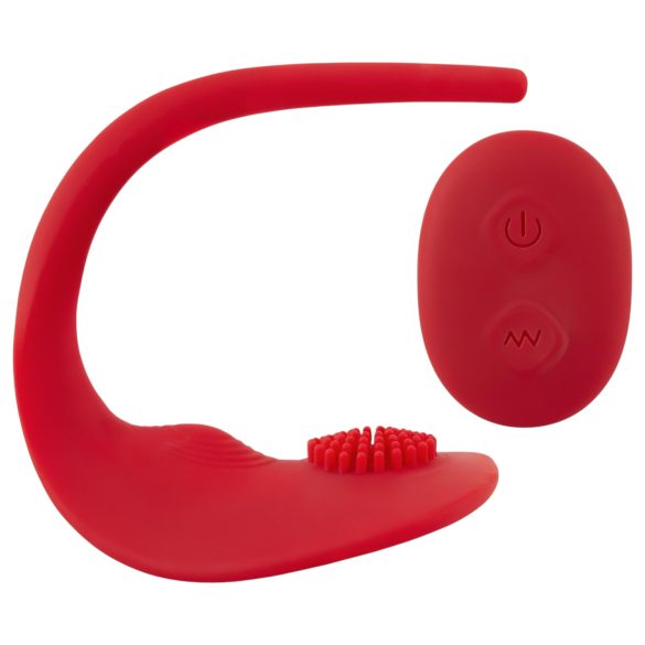 SMILE Slim Panty - vibrator clitoral wireless cu baterie (roșu)