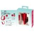 SMILE Slim Panty - vibrator clitoral wireless cu baterie (roșu)