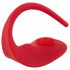 SMILE Slim Panty - vibrator clitoral wireless cu baterie (roșu)