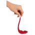 SMILE Slim Panty - vibrator clitoral wireless cu baterie (roșu)