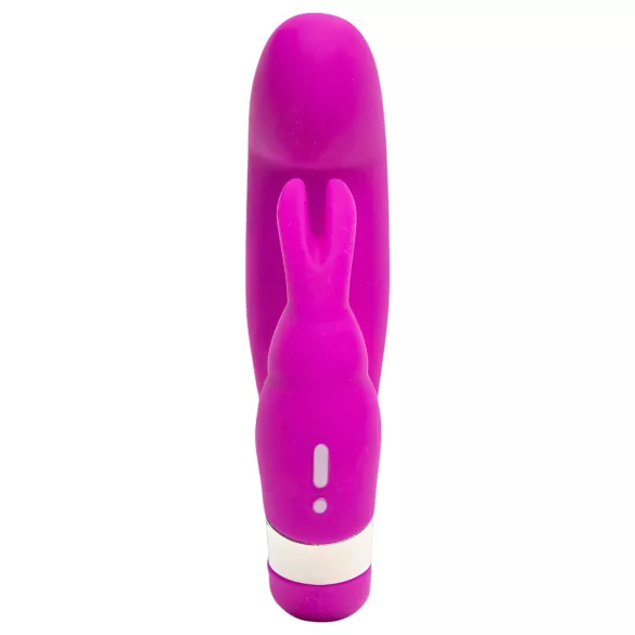 Happyrabbit - vibrator punctul G cu braț pentru clitoris, mic, reîncărcabil, mov