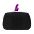 Happyrabbit Cock Kit - inel vibratoriu cu depozitare (mov)