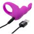 Happyrabbit Cock Kit - inel vibratoriu cu depozitare (mov)