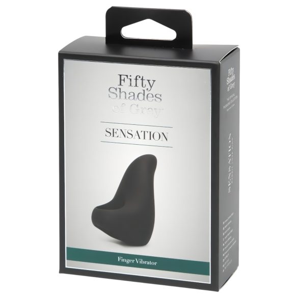 Fifty Shades of Grey - mini vibrator pentru deget - negru