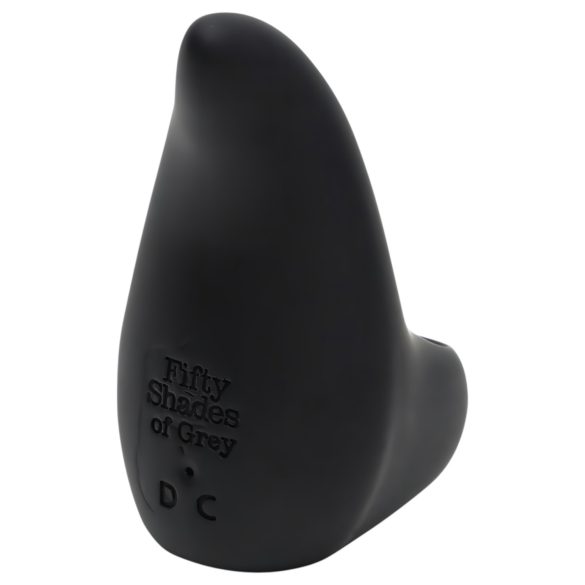 Fifty Shades of Grey - mini vibrator pentru deget - negru