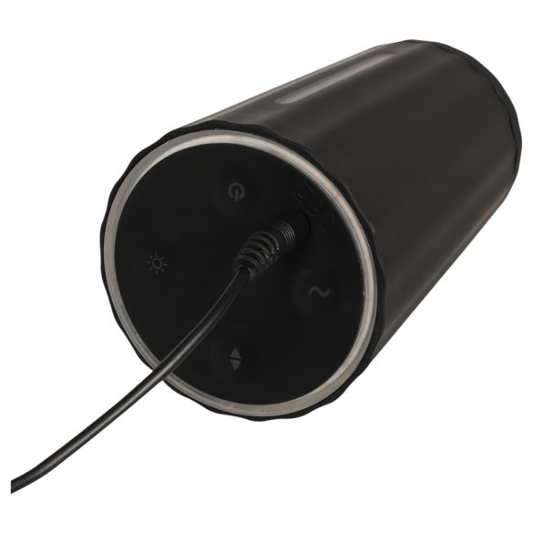 Rebel - masturbator automat cu 3 funcții - reîncărcabil, negru