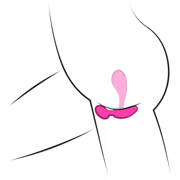 SMILE RC - vibrator pentru punctul G cu telecomandă - roz