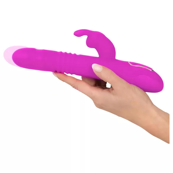 SMILE - vibrator rabbit cu rotire și împingere, braț pentru clitoris
