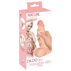Nature Skin - dildo cu piele - 19cm (natur)