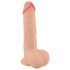Nature Skin - dildo cu piele - 19cm (natur)