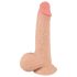 Nature Skin - dildo cu piele - 19cm (natur)