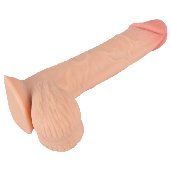 Nature Skin - dildo realist cu piele - 19 cm natur
