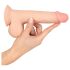Nature Skin - dildo cu piele - 19cm (natur)