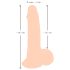 Nature Skin - dildo cu piele - 19cm (natur)