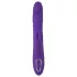 SMILE Triple - vibrator rotativ și penetrant cu trei brațe - mov, reîncărcabil