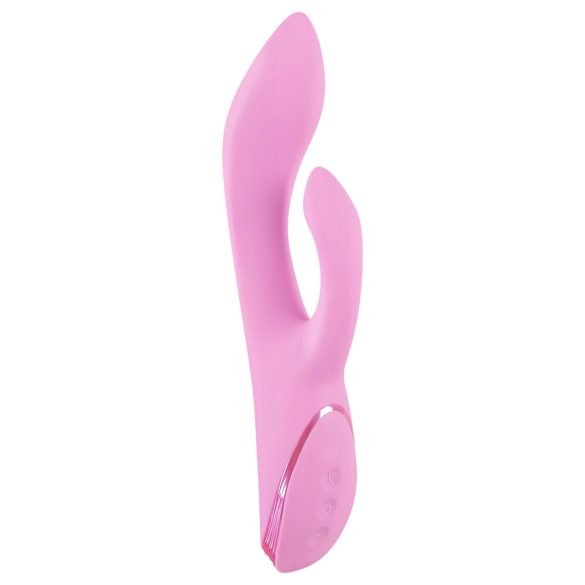 SMILE Nodding - vibrator cu stimulator și mișcare (roz)