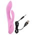SMILE Nodding - vibrator cu stimulator și mișcare (roz)