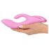 SMILE Nodding - vibrator cu stimulator și mișcare (roz)