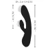 XOUXOU - vibrator electric cu braț pentru clitoris, reîncărcabil - negru