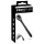Penis Plug Dilator - dilatator vibrator reîncărcabil penis, 1cm, negru