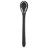 Penis Plug Dilator - dilatator vibrator reîncărcabil penis, 1cm, negru