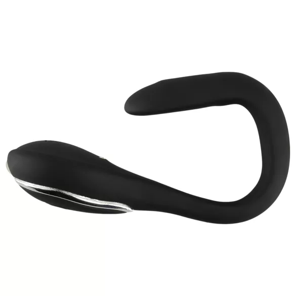 Penis Plug Dilator - dilatator vibrator reîncărcabil penis, 1cm, negru